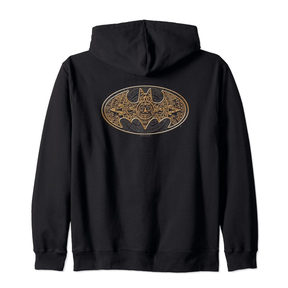 Batman Aztec Bat Logo Zip Hoodie